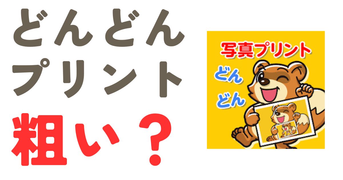 どんどんプリント粗い